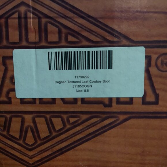 Bonanza 'Cowboy' Western Equestrian Horseback Alligator Riding Boots New In Box - Picture 4 of 6